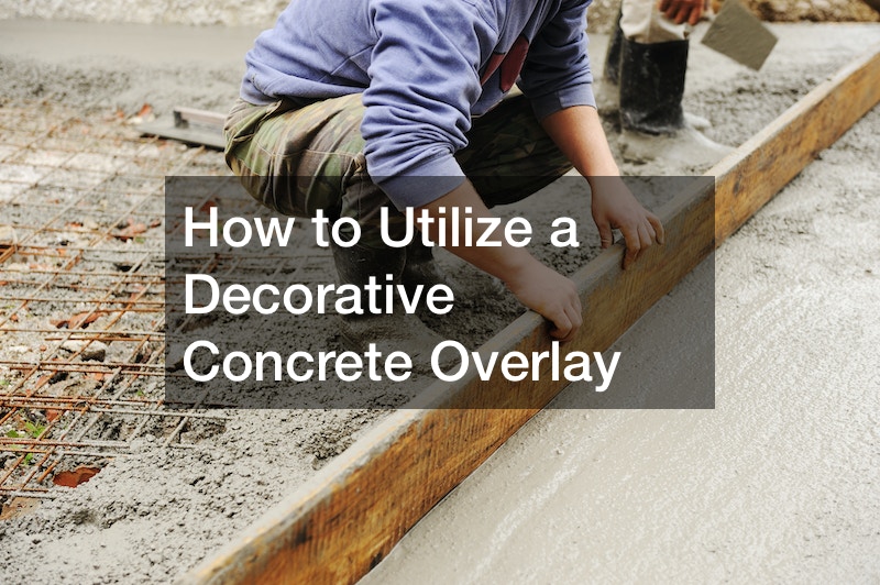 How to Utilize a Decorative Concrete Overlay
