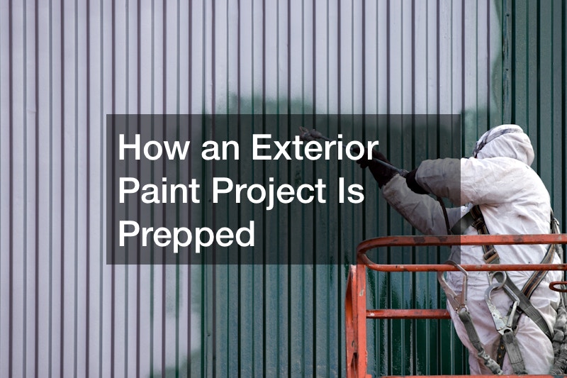 How an Exterior Paint Project Is Prepped