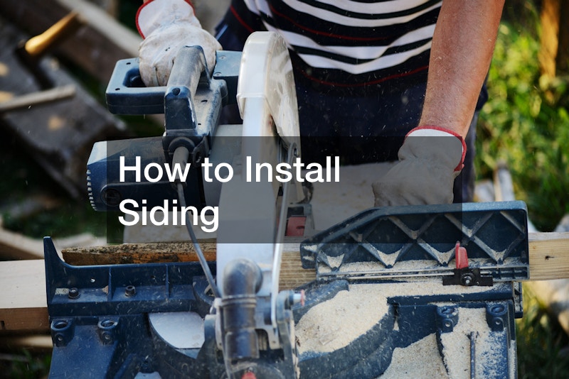 How to Install Siding