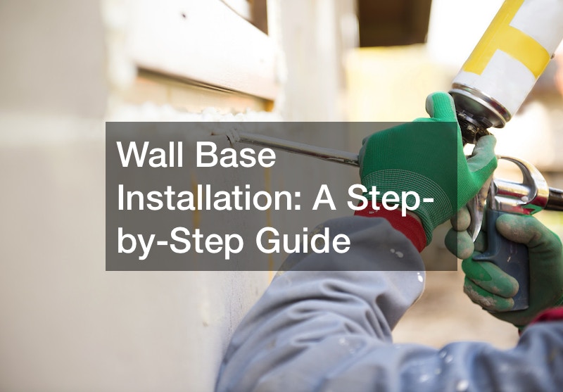 How to install or wall base