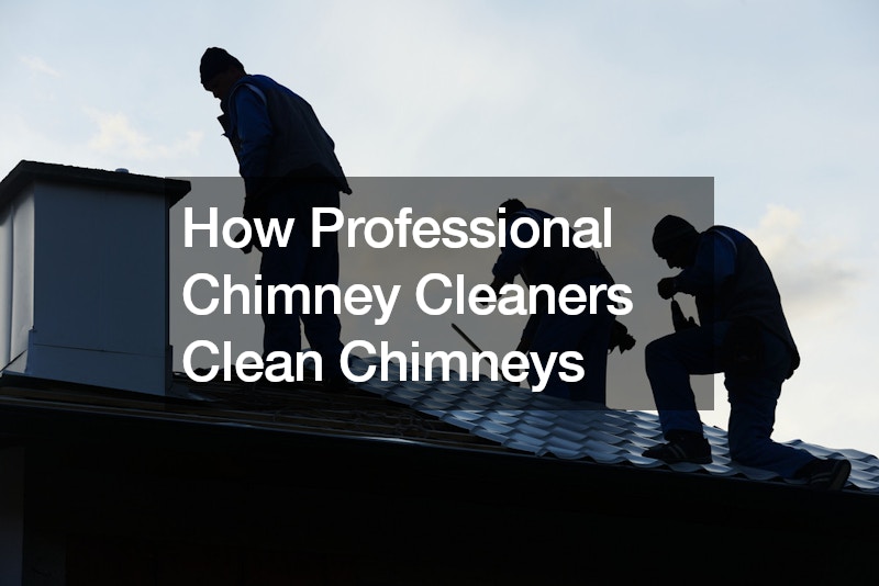 How Professional Chimney Cleaners Clean Chimneys